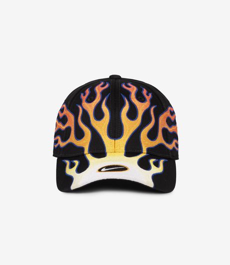 Nike Club Cap Structured OG Flame Cap Black