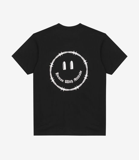 Human With Attitude Weapon Tee Black