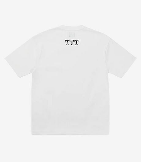 The Trilogy Tapes Chevron Brethren T- Shirt White