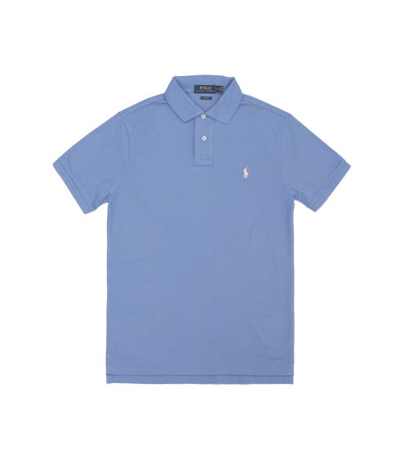 Ralph Lauren Slim Fit Mesh Polo Blue