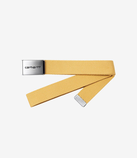 Carhartt WIP Clip Belt Chrome Air Yellow