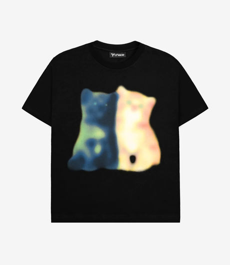 Chaos Gone Global Kitties T-Shirt Black