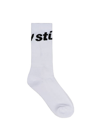 Stussy Jacquard Logo Socks White/Black