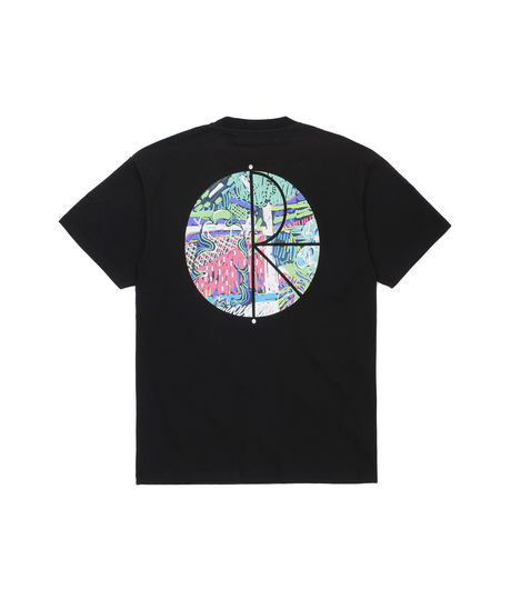Polar Skate Co Garden Fill Logo Tee Black