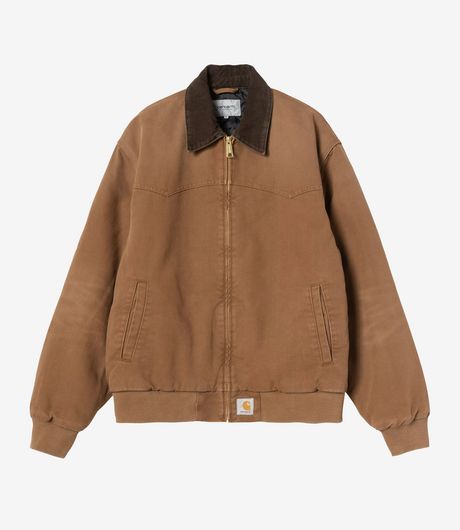 Carhartt WIP OG Santa Fe Jacket Dearborn Canvas H Brown/Tobacco Stone Canvas
