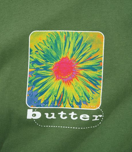 Butter Goods Daisy Tee Canteen Green