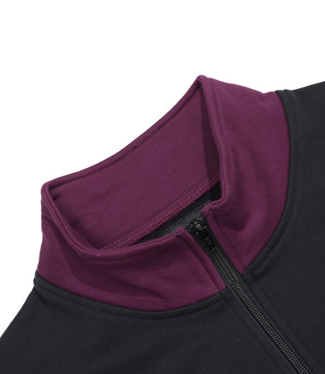 Stussy Half Zip Mock Neck Black