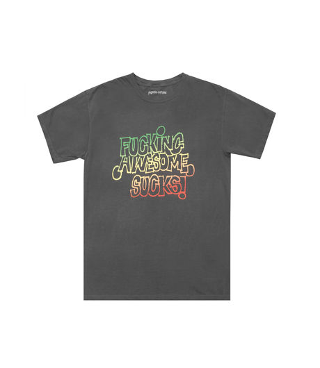 Fucking Awesome Sucks Tee Black/Gradient