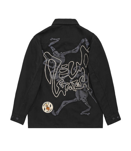 Devá States Bones Fatigue Jacket Black