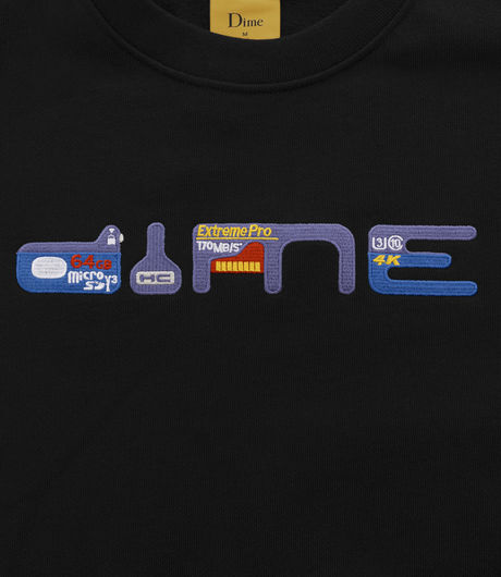Dime Microdime Crewneck Black