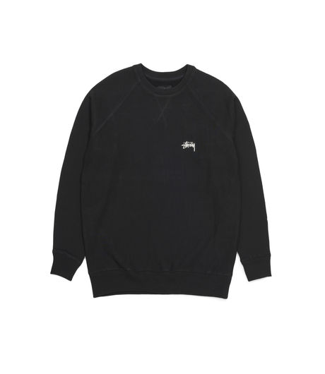 Stussy Stock Raglan L/SL Crew Black