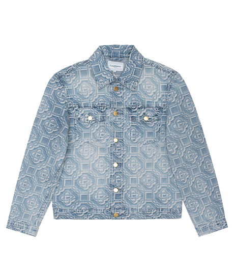 Casablanca Logo Denim Jacket Sunbleached 
