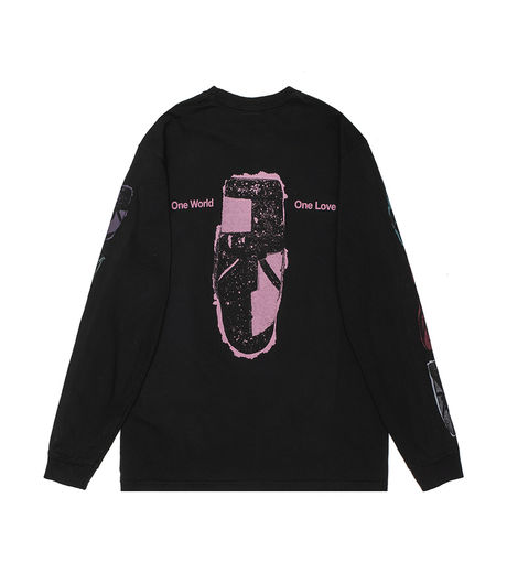 Stussy Autumn Masks Pig. Dyed LS Black