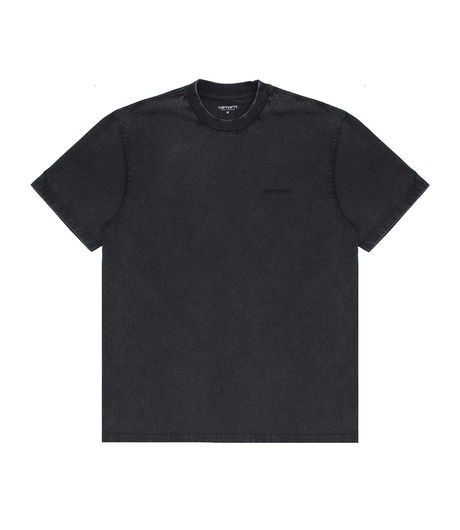 Carhartt WIP S/S Mosby Script T-Shirt Black Acid Wash