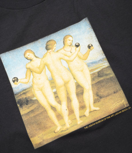 Stussy 8 Ball Girls Tee Black