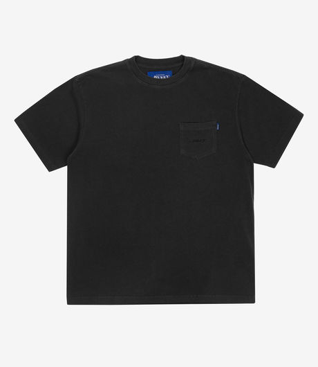 Awake NY Classic Embroidered Logo Pocket Tee Black