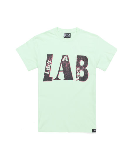 Life's a Beach Freestyle Tee Green