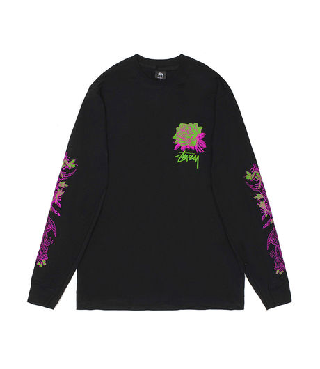 Stussy Rosebud LS Tee Black