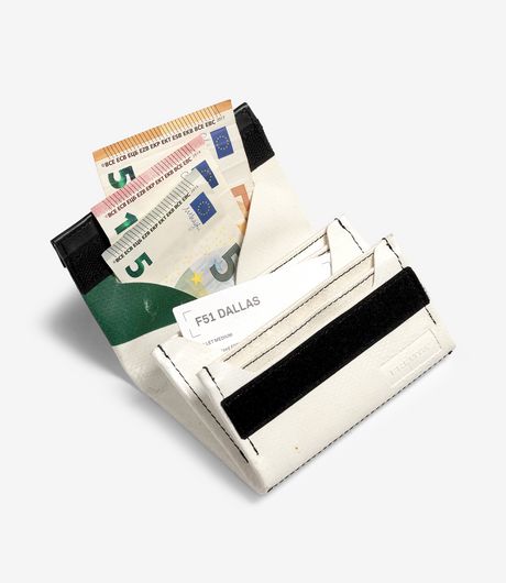 Freitag F51 Dallas Medium Wallet White/Green