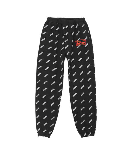 Aries Allover Sweatpants Black