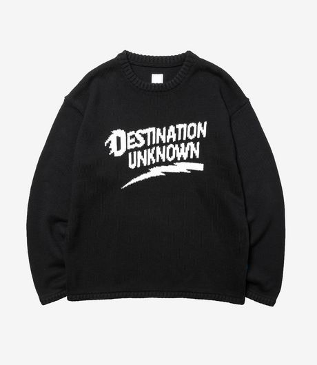 Liberaiders Thunder Logo Knit Sweater Black
