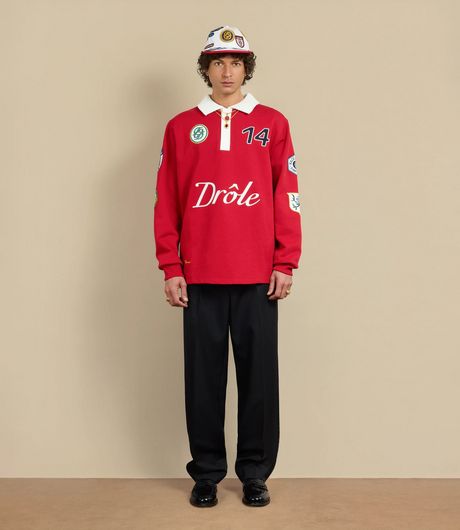 Drôle de Monsieur Le Polo Racing Red