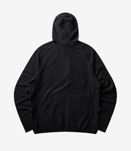 ROA Awi Thermal Zip Up Hoodie Black