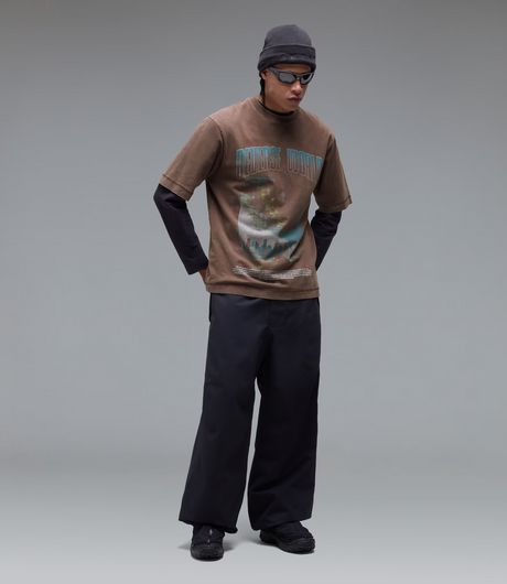 Oakley Reverse World Tee Dark Umber