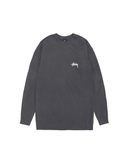 Stussy Mash Pig. Dyed LS Tee Black/Pink