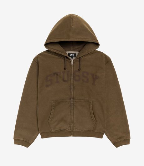 Stussy Faded Graphic Zip Hood Olive