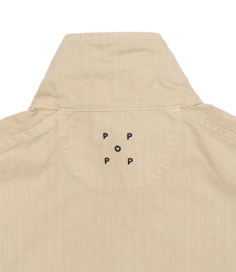 Pop Trading Company DRS Halfzip Jacket	Tan