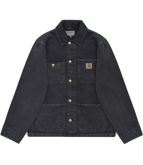 Carhartt WIP Michigan Coat 'Dearborn' Canvas Black Worn