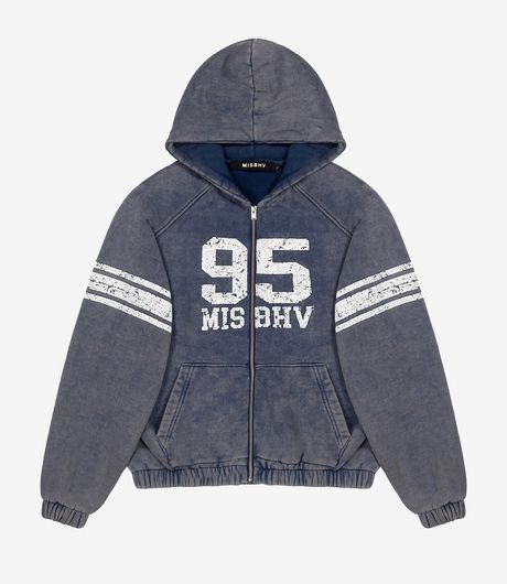 MISBHV Axel 95 Zipped Hoodie Navy