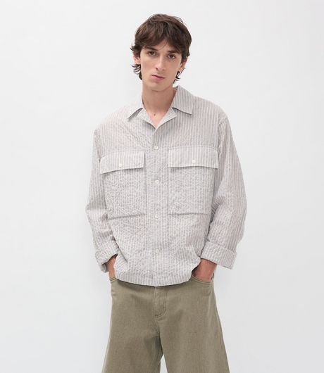 Norse Projects Mols Hunting Stripe Shirt Multi Stripe