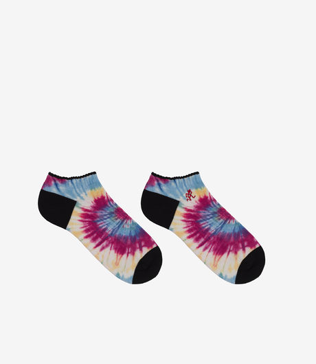 Gramicci Tie Dye Sneaker Socks Pink/Blue