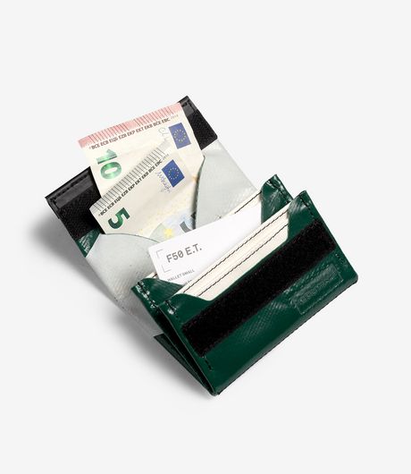 Freitag F50 E.T. Small Wallet Green/White