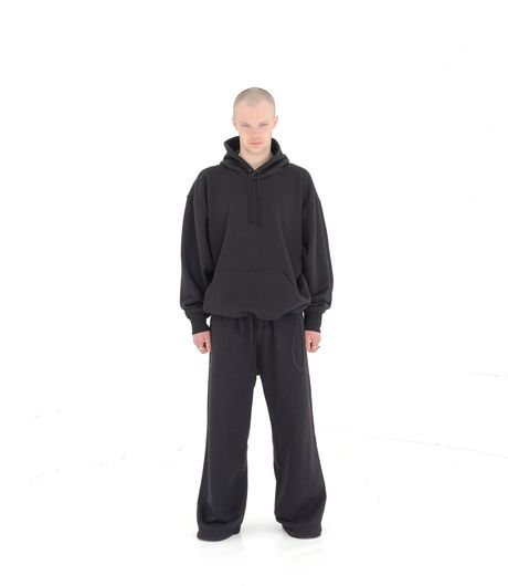 Pūga73 Flesh Two Seam Trackies Black