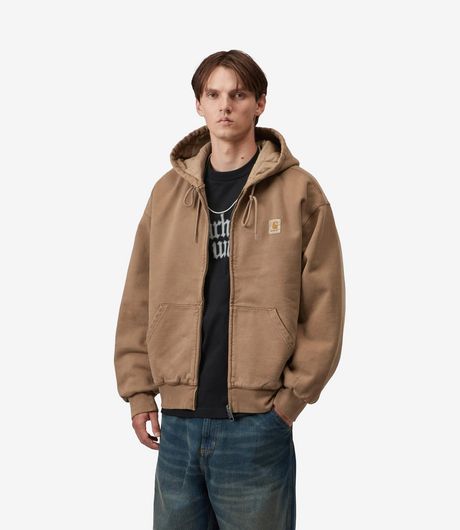 Carhartt WIP Hooded Vista Jacket WIP H Brown Garment Dyed