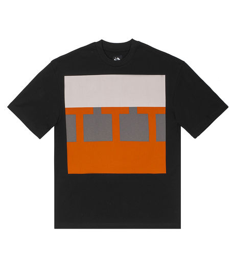 The Trilogy Tapes Block T-Shirt Black/Yellow