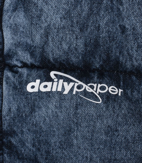 Daily Paper Guffer Jacket Blue Denim Acid Wash