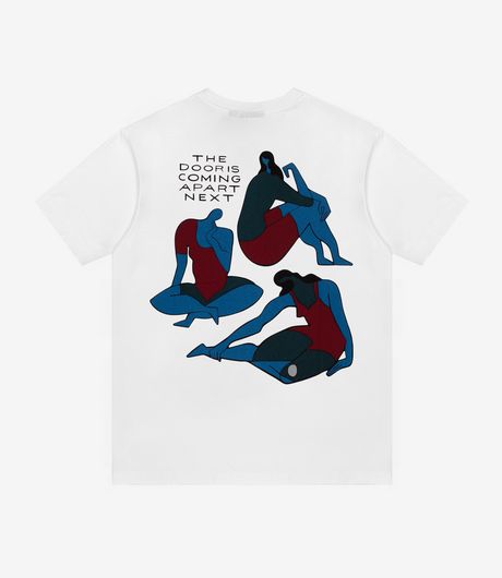 by Parra The Broken Door T-Shirt White