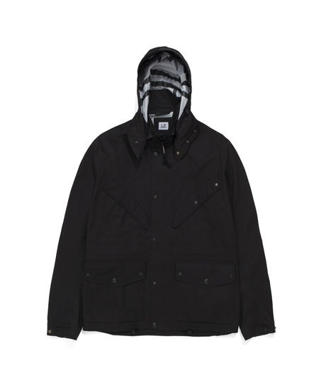 C.P. Company T-Mack Cotton 3 Layer Goggle Jacket Black