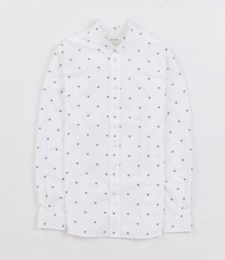 Wood Wood Damien Shirt White
