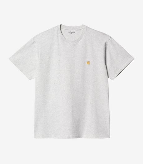 Carhartt WIP S/S Chase T-Shirt Ash Heather/Gold