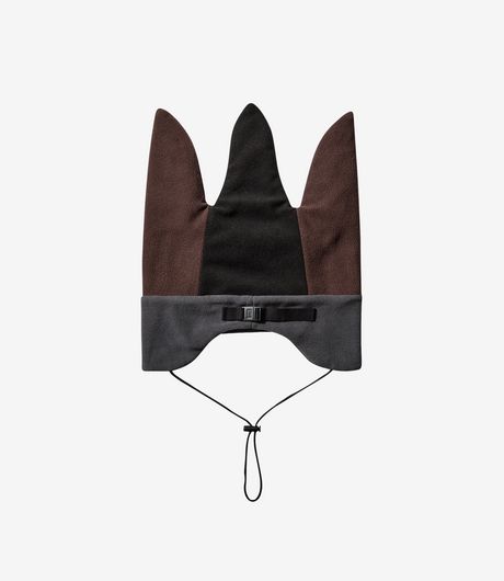 Umbro Fleece Jester Hat Burgundy/Charcoal/Black