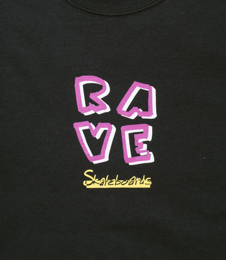Rave Skateboards Jazz Tee Black