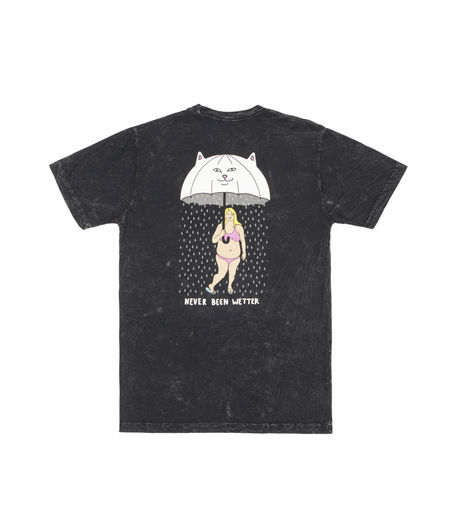 Ripndip Never Been Wetter Tee Black Mineral Wash