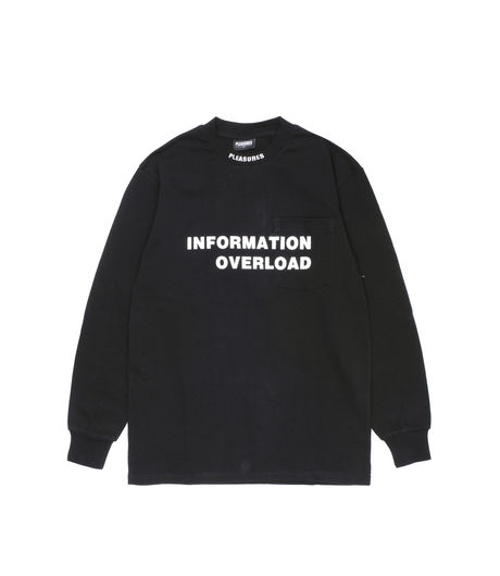 Pleasures Information Heavy Weight Long Sleeve Black
