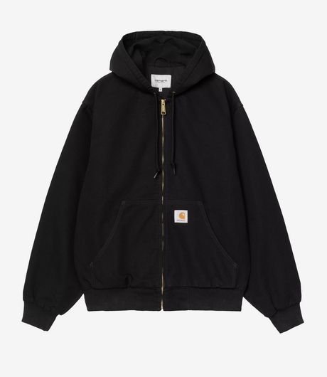 Carhartt WIP OG Active Jacket Dearborn' Canvas Black Rinsed
