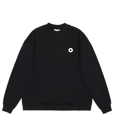 Drôle de Monsieur Slogan Pocket Sweatshirt Black